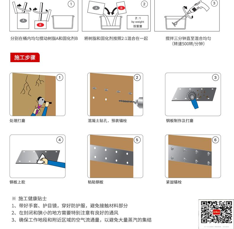 包钢汇川粘钢加固施工过程